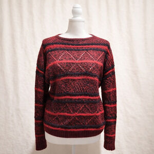 Evan Picone 100% Alpaca Wool Sweater S L Quiet Luxury Old Money Luxe Basics